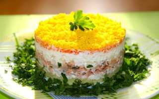 Салат мимоза с сардиной — 3 быстрых и вкусных рецепта