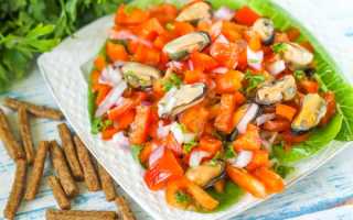 Салат с мидиями: 6 вкусных и быстрых рецептов приготовления