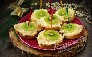 Бутерброды с киви на праздничный стол — 5 простых и вкусных рецептов