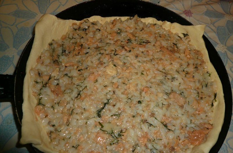 пирог с рыбной начинкой