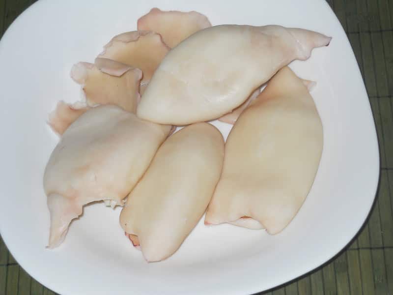 отварной кальмар