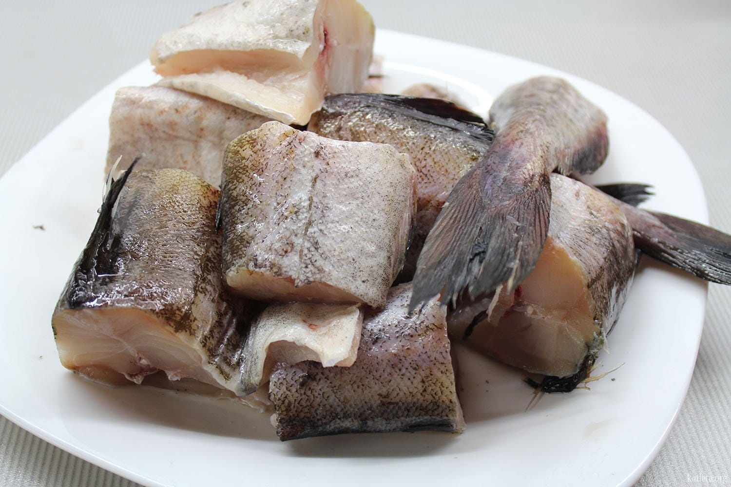 минтай кусочками