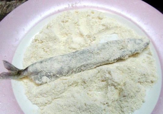 сарган в муке