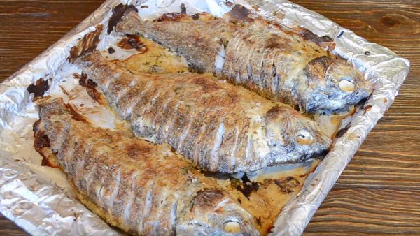 рыба запеченная в духовке