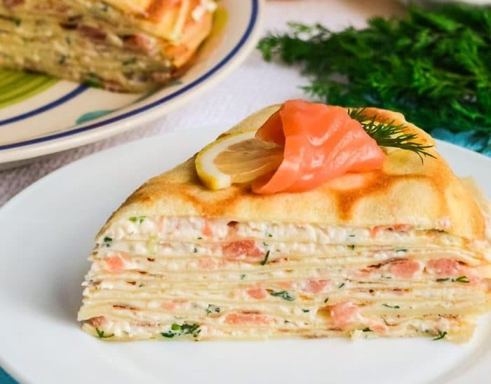 Сырный закусочный торт