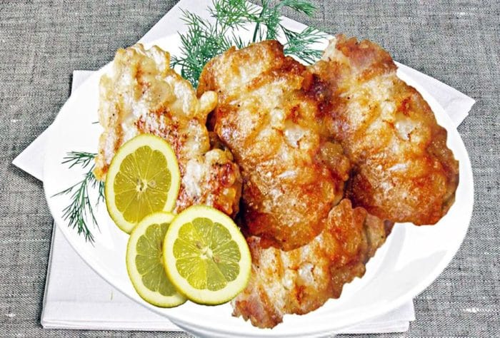 минтай в кляре без муки