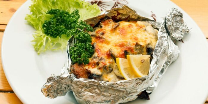 рыба запеченная в фольге с лимоном 