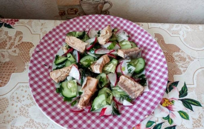 отварную и тушеную сайду можно добавлять в салаты с овощами 