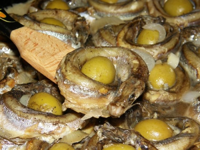 шкара из рыбы сарган 