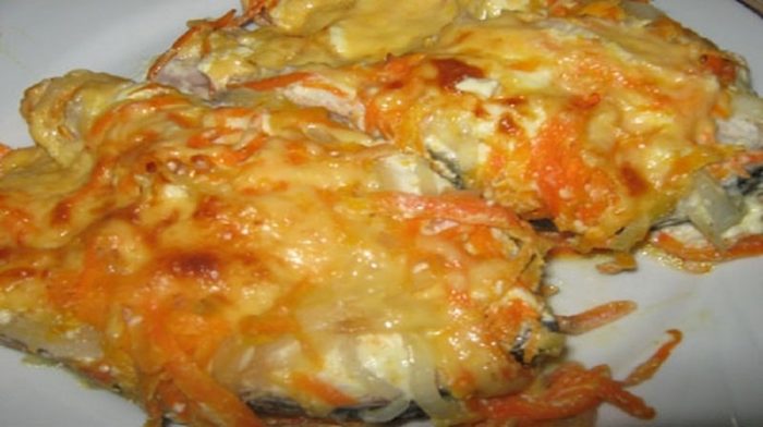 треска с майонезом