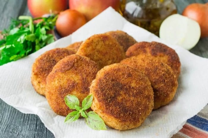 сытные котлеты из горбуши 