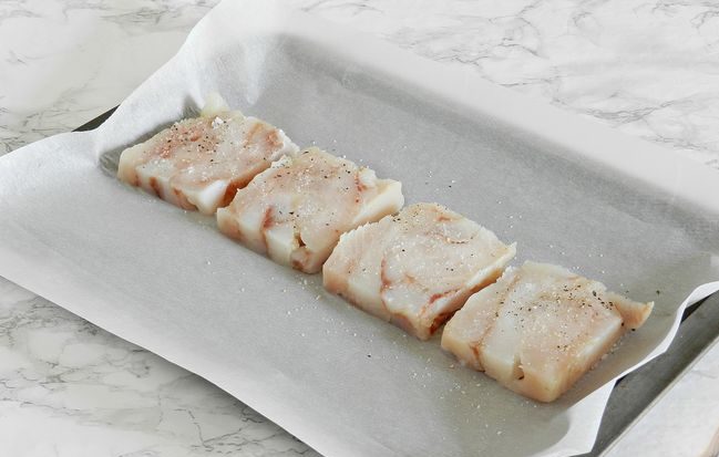 кусочки трески