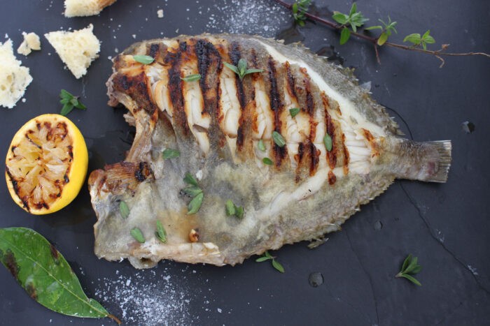 вариант приготовления дори на гриль