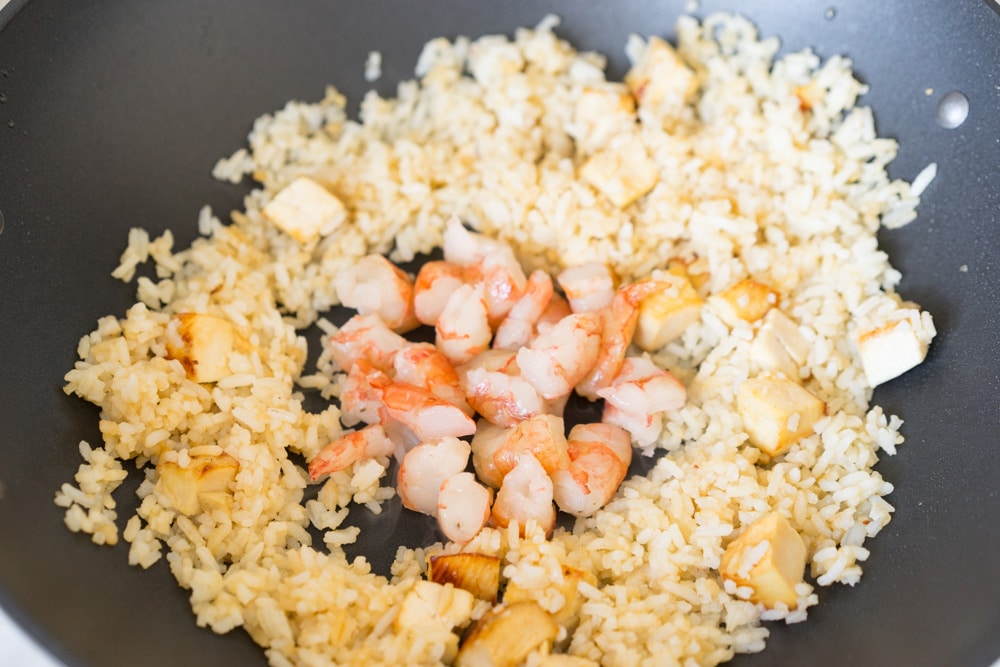 рис с креветками