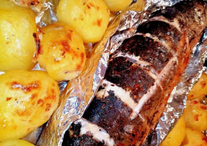 горбуша запеченная целиком 