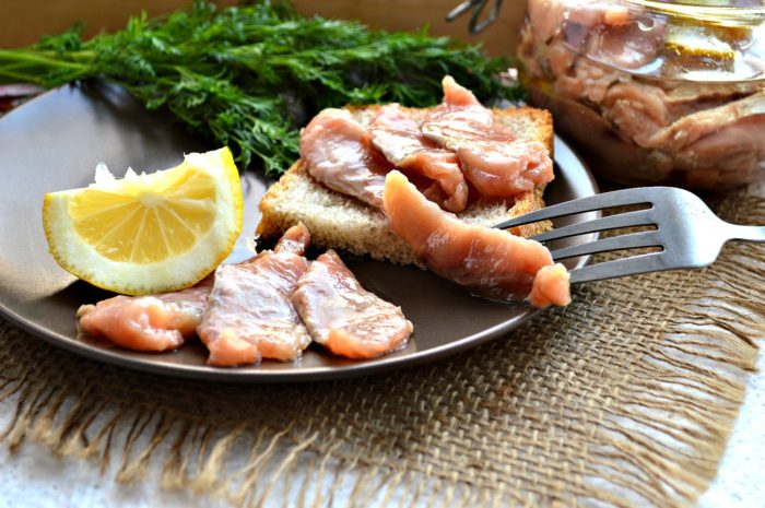 посол горбуши кусочками 