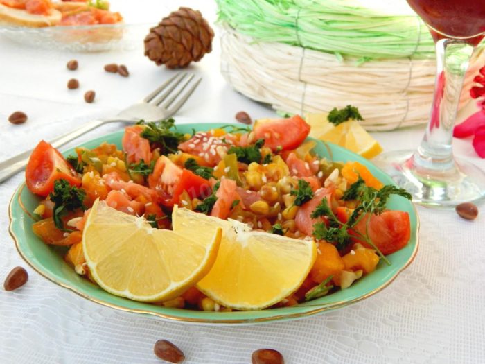 вкусная горбуша с тыквой 