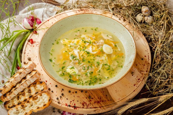 вкусный рыбный суп с пшеном 