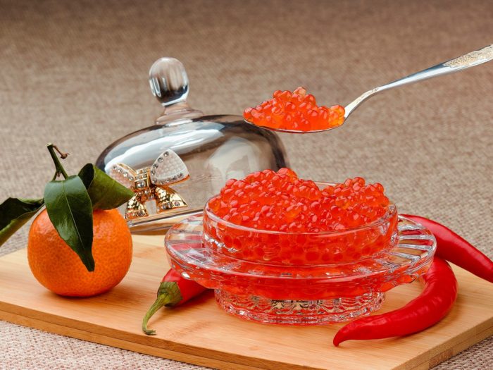 икра горбуши 