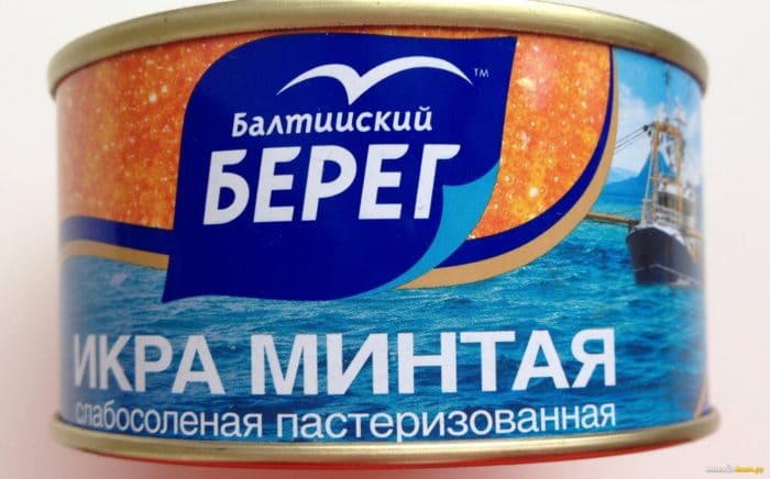 икра минтая от производителя «Балтийский берег»