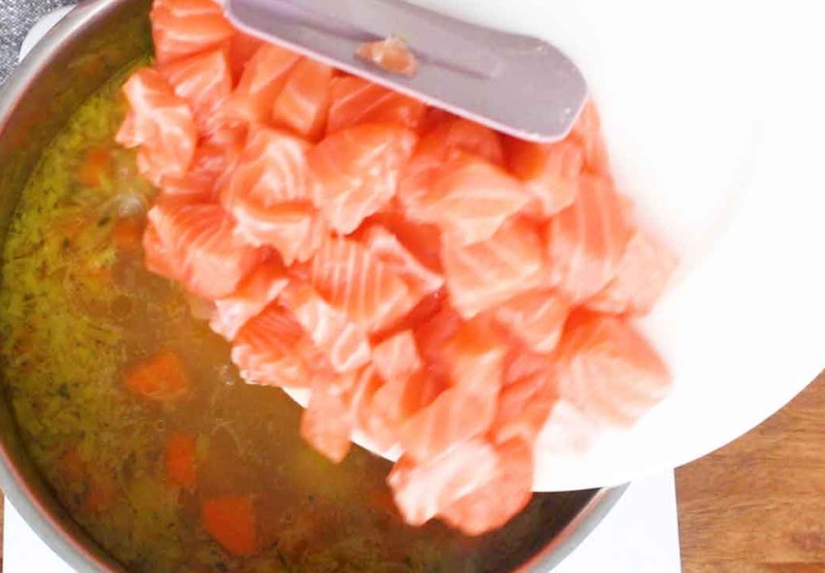 добавляем рыбу