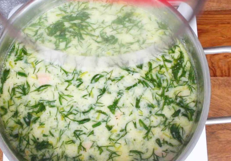 готовый суп со сливками