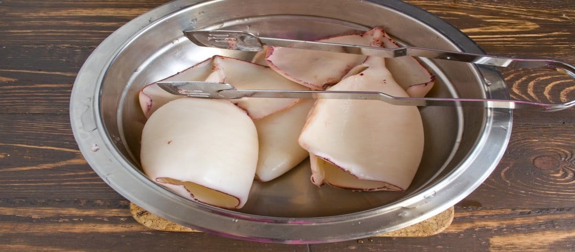 отварные кальмары