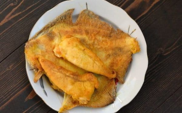 камбала жареная в муке 
