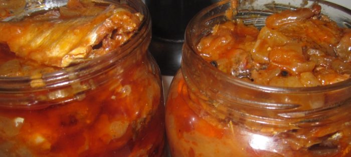 Консервы из сайды