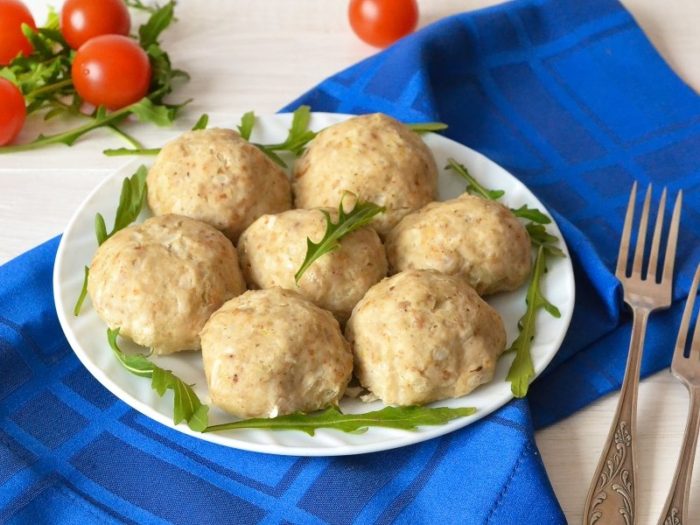 аккуратные котлетки из фарша судака 