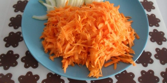 лук и морковь