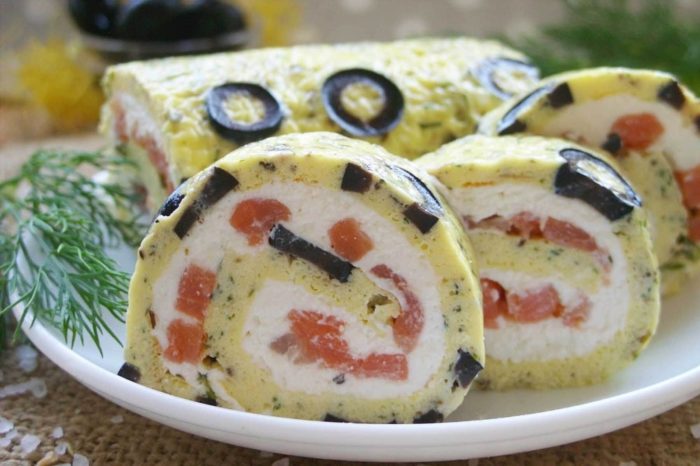 вкусный рулет с лососем