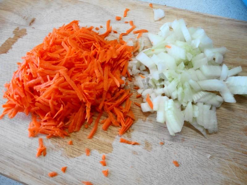 морковь и лук