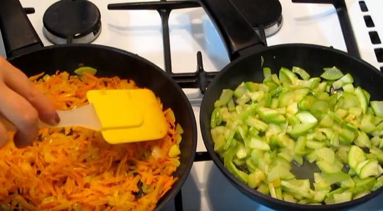 морковь и цукини