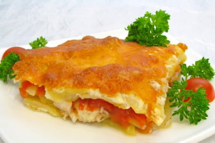 филе окуня запеченное с сыром 
