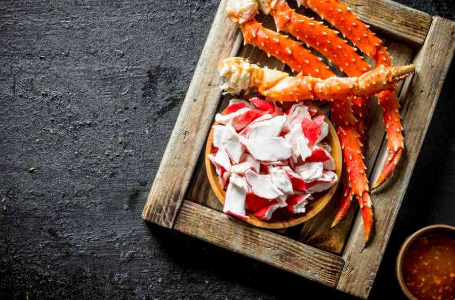 как выглядит мясо краба