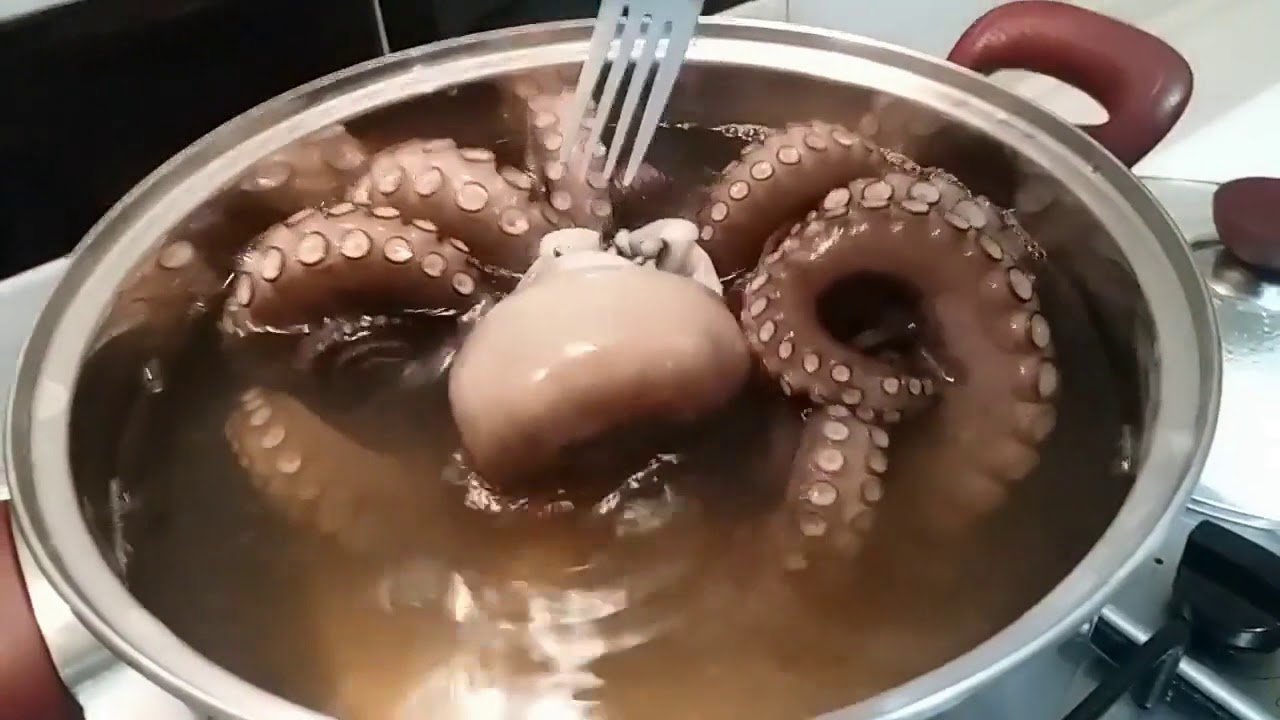 осьминог маринованный