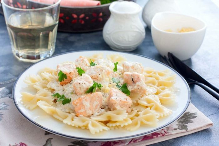 паста с горбушей