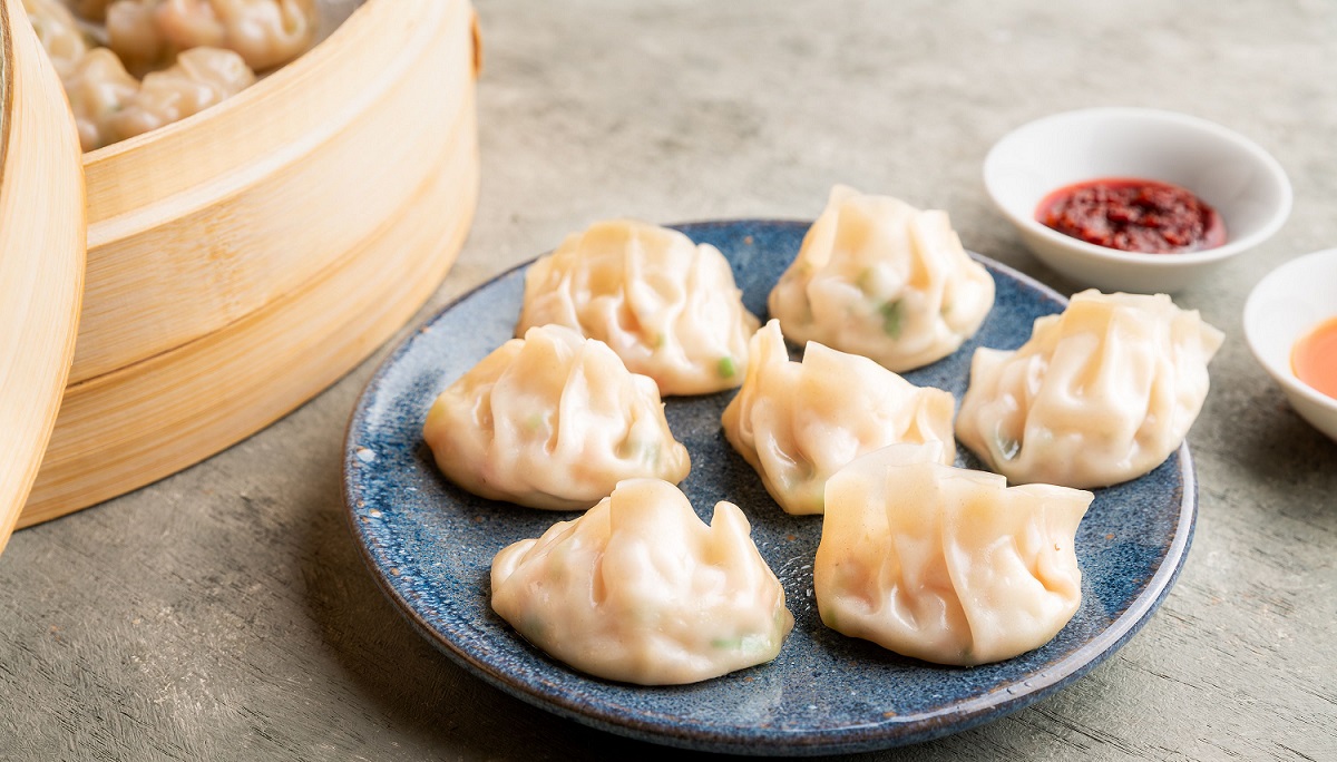 пельмени с креветками