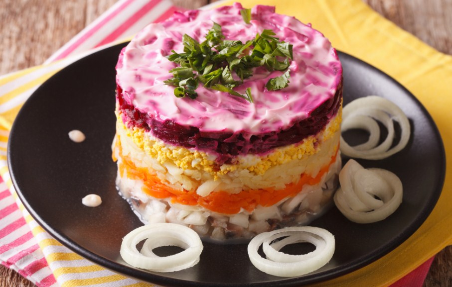 слоеный салат