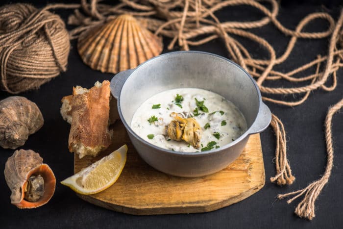 рапаны в сливочном соусе