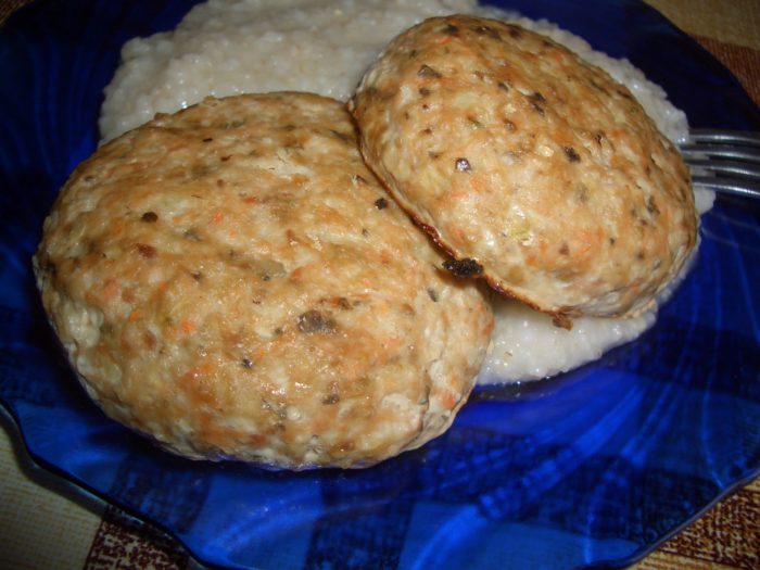 котлеты из рыбы с рисом на гарнир