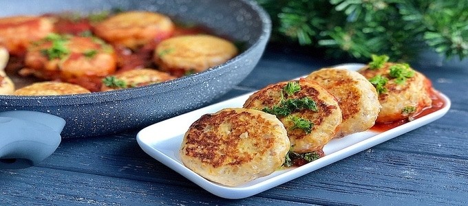 сочные котлеты из трески с салом 