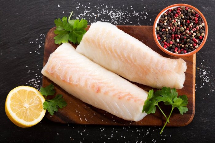 вкусное блюдо из креветочной рыбы 