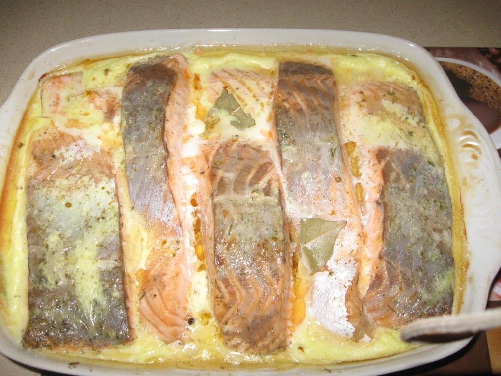 вкусная горбуша в духовке