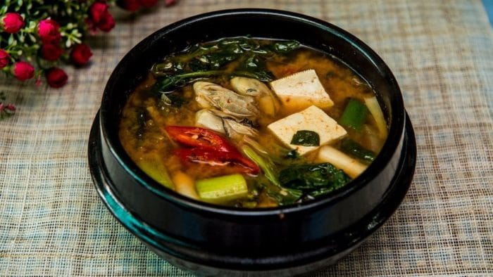 Мисо суп с сыром 
