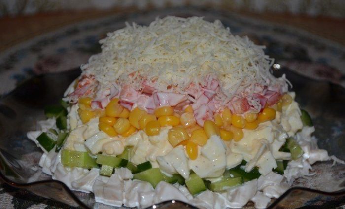 салат «Могучая кучка» 