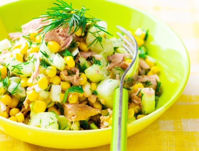 салат тунец