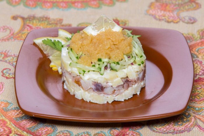 салат со щукой 