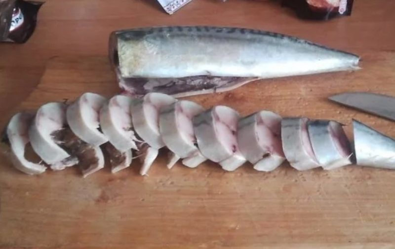 нарезка рыбы кусочками